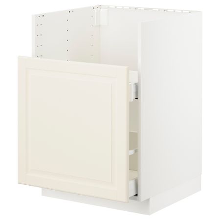 Шкаф под мойку БРЕДШЁН, 1фасад, 2ящика, 60x60 cm IKEA METOD МЕТОД 592.983.10
