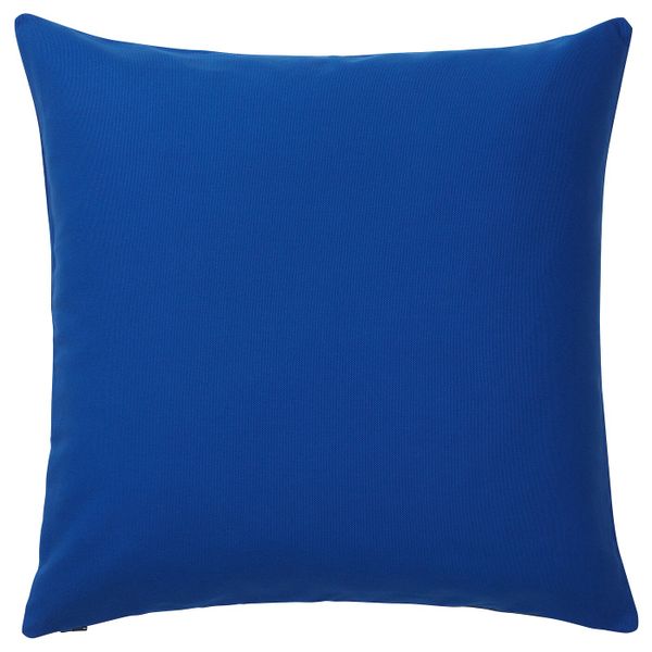 Чехол на подушку, синий/ярко-оранжевый 50x50 см IKEA MAJALOTTA МАЙЯЛОТТА 604.258.21 - фото 3