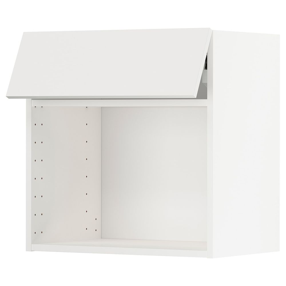 Навесной шкаф для СВЧ-печи, белый/Хэггеби белый 60x60 см IKEA МЕТОД 292.262.73 - схема-чертеж с размерами