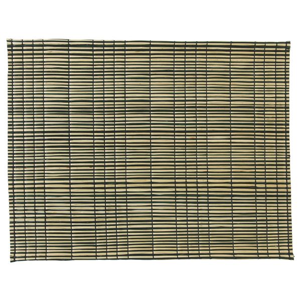 Салфетка под прибор МЁДА, водоросли естественный, черный (45x35 см) - фото 1