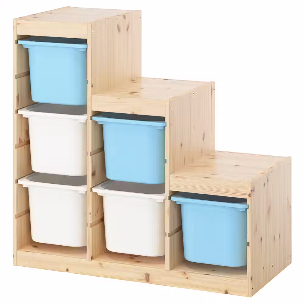 TROFAST Комбинация д/хранения+контейнеры - фото 1