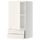 Навесной шкаф с дверцей, 2 ящика МЕТОД / МАКСИМЕРА, белый, Веддинге белый