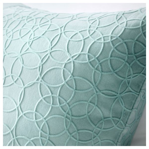 Чехол на подушку ФЭЛЛЬТРАВ, бирюзовый (50x50 см) - фото 2