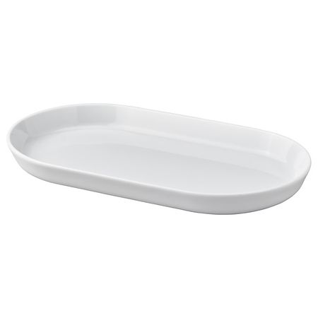 IKEA 365+ Блюдо - белый 27x15 см