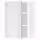 METOD Навесной шкаф с полками - белый/Ringhult светло-серый 40x60 см