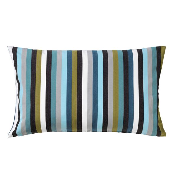 Чехол на подушку ОКЕРМАДД, зеленый/синий (40x65 см) - фото 1