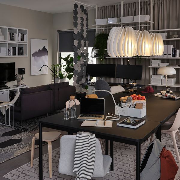 Стол, 130x70 см, антрацит IKEA TOMTOMMARYD ТОММАРЮД ТОММАРЮД 993.048.04 - фото 4