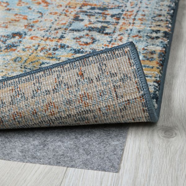 Ковер, короткий ворс, 80x120 см, разноцветный IKEA HVIDDING 904.970.91 - схема-чертеж с размерами