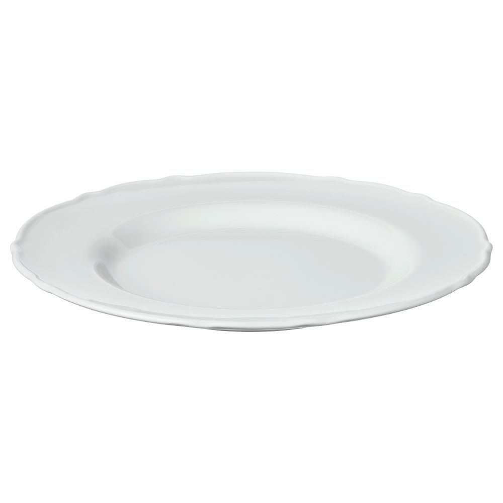 Тарелка десертная, 22 см, белый IKEA UPPLAGA УППЛАГА 004.652.16 - фото 1