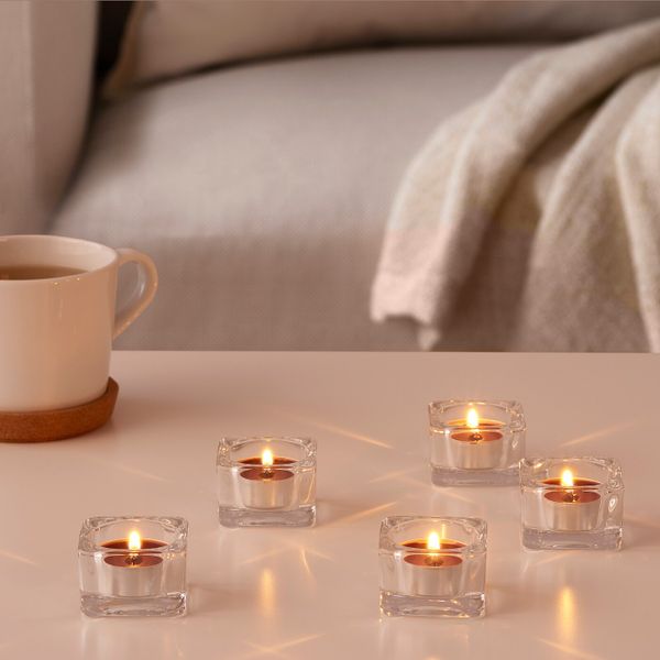 Свеча греющая ароматическая, Перец/черный IKEA SINNLIG СИНЛИГ 804.939.08 - схема-чертеж с размерами