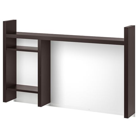 Высокий дополнительная модуль, черно-коричневый 105x65 см IKEA MICKE МИККЕ 303.739.13