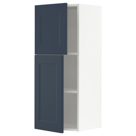 Навесной шкаф с полками, 2 дверцы IKEA METOD МЕТОД 594.680.86