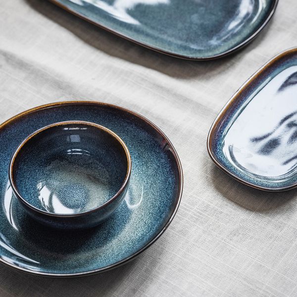 Тарелка, синий, 12x7 см IKEA GLADELIG ГЛАДЕЛИГ 205.036.46 - фото 8