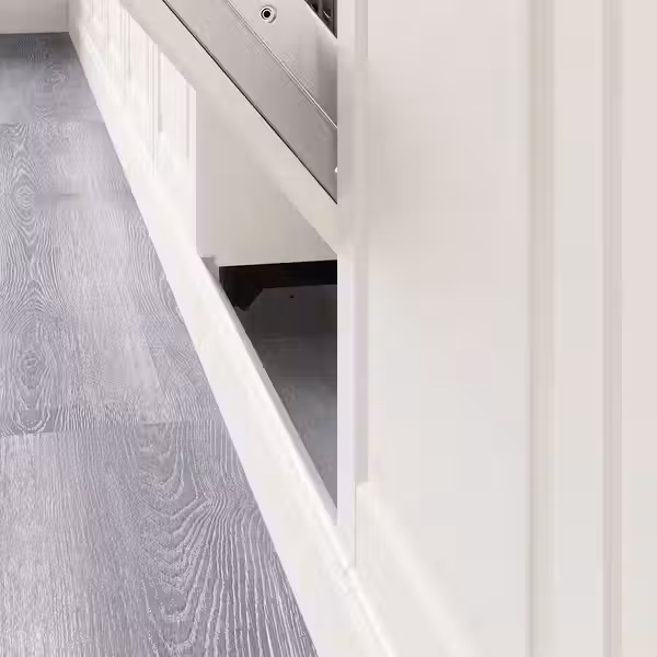 FÖRBÄTTRA Декорат цоколь д/посудомоечн машины - белый с оттенком 66x8 см - схема-чертеж с размерами