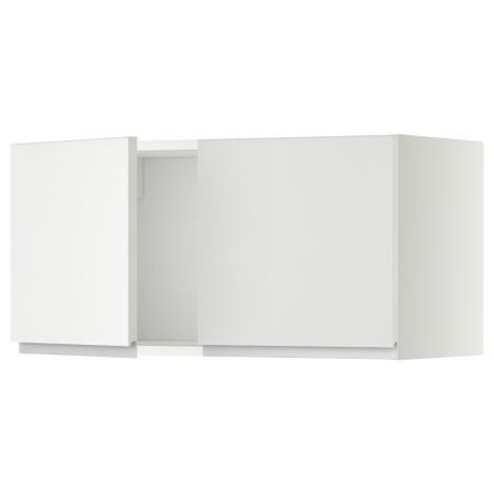 Навесной шкаф с 2 дверями МЕТОД, белый, Нодста белый (80x40 см)
