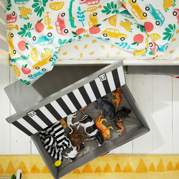 Ящик кроватный, темно-серый 58x58x15 см IKEA FLYTTBAR ФЛЮТТБАР 203.659.80 - схема-чертеж с размерами