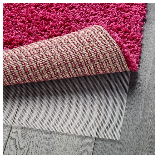 Ковер, длинный ворс ХАМПЭН, ярко-розовый (133x195 см) - фото 2