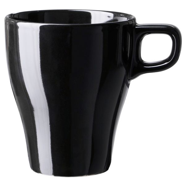 Кружка ФЭРГРИК, каменная керамика черный (25 сл) - фото 1
