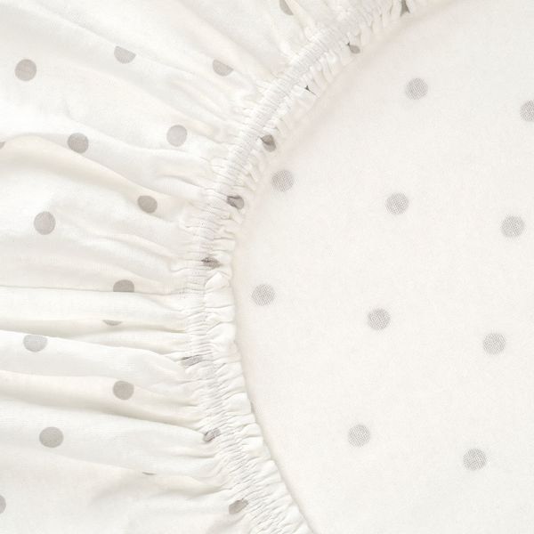 LENAST Простыня натяжн для кроватки - схема-чертеж с размерами