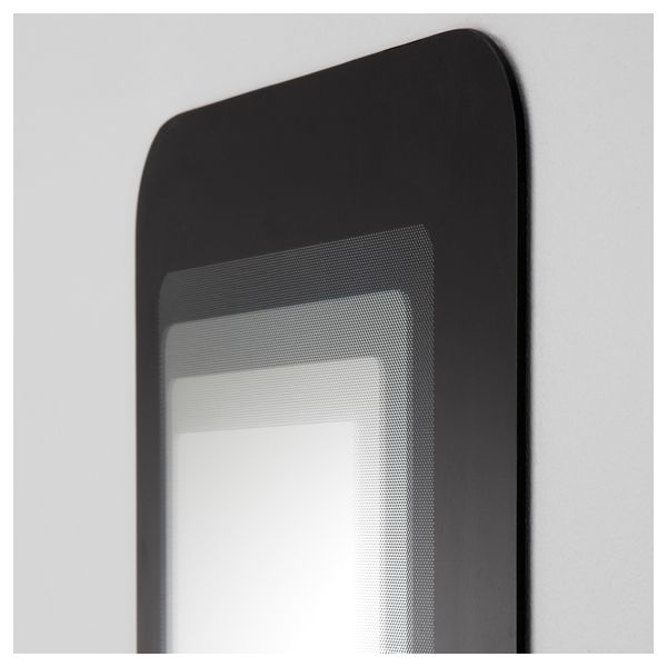 Зеркало ХИЛЬКЕ, черный (30x30 см) - фото 2