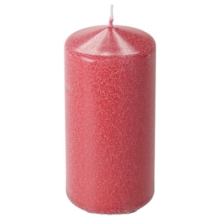 Неароматическая свеча формовая ВИНТЕР 2017, красный (14 см)