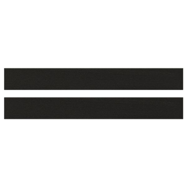 Фронтальная панель ящика, черная морилка 80x10 см IKEA LERHYTTAN ЛЕРХЮТТАН 603.565.11 - фото 1