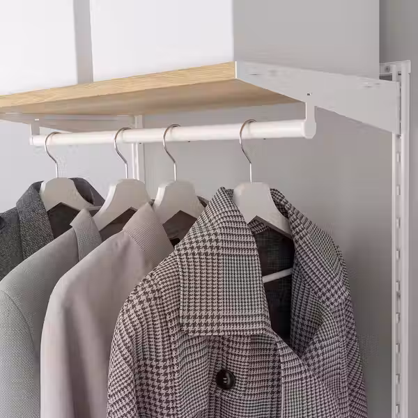 BOAXEL Гардероб, комбинация - белый/дуб 125x40x201 см - фото 4