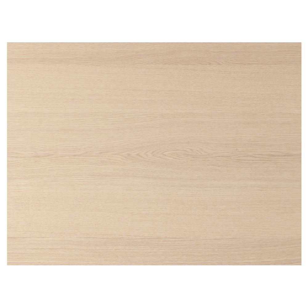 4 панели для рамы раздвижной дверцы ИЛЬСЕНГ, дубовый шпон, беленый - фото 1