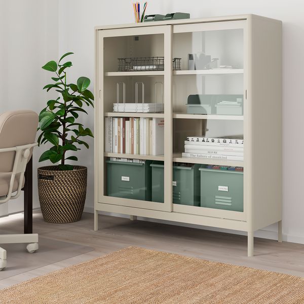 Контейнер, 32x35x32 см, серо-зеленый/металлический IKEA REJSA 604.577.89 - фото 6