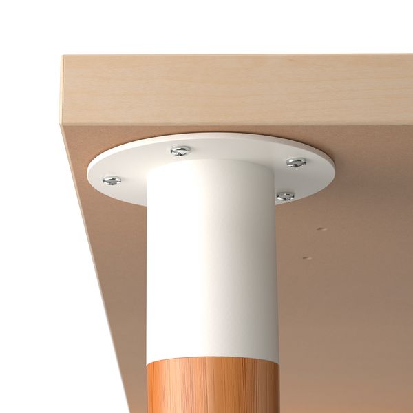 Письменный стол, 140x60 см, береза, бамбук IKEA MÅLSKYTT МОЛСКЮТТ 694.177.65 - фото 3