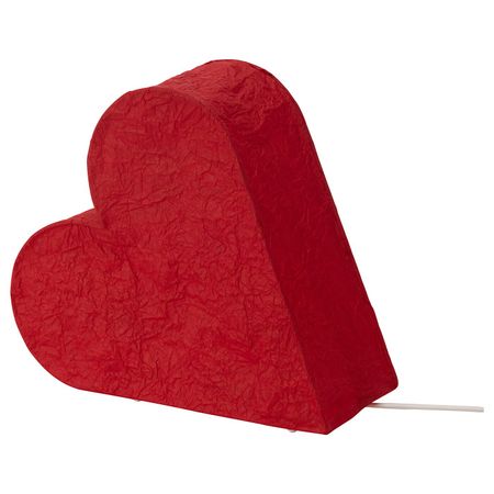 Украшение для стола, сердце, красный, 30 см IKEA СТРОЛА 604.441.17