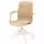 STIGBYGEL СТИГБЮГЕЛЬ Вращающееся легкое кресло - бежевый/белый