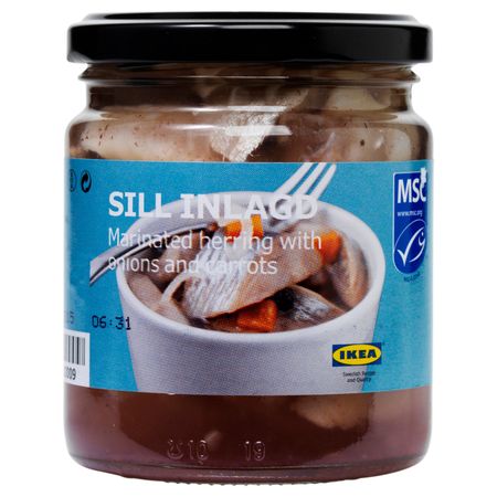 Сельдь маринованная/лук/морковь 250 гр IKEA SILL INLAGD 101.010.32