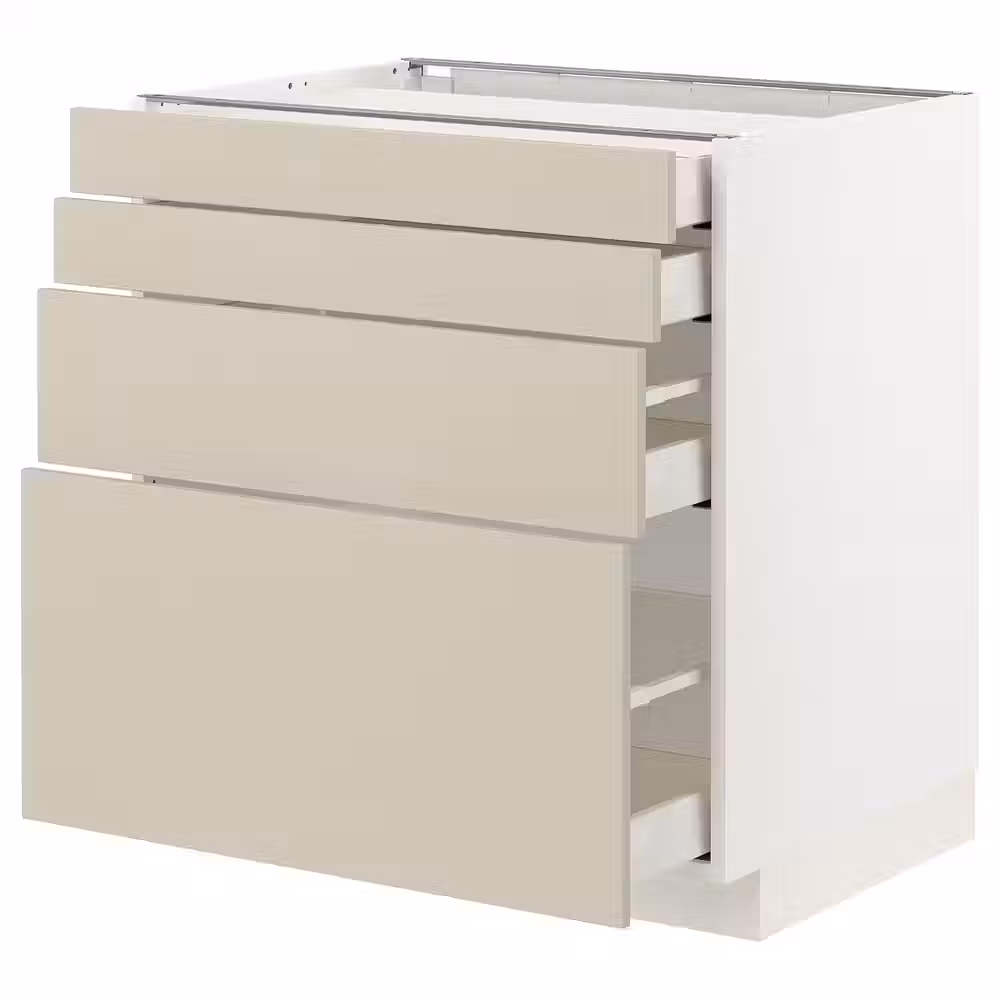 METOD / MAXIMERA Напольный шкаф 4 фасада/4 ящика - фото 1