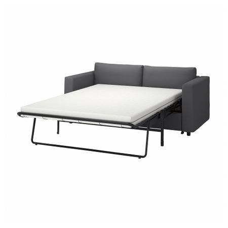 2-местный диван-кровать, Hallarp серый IKEA VIMLE ВИМЛЕ 394.190.30