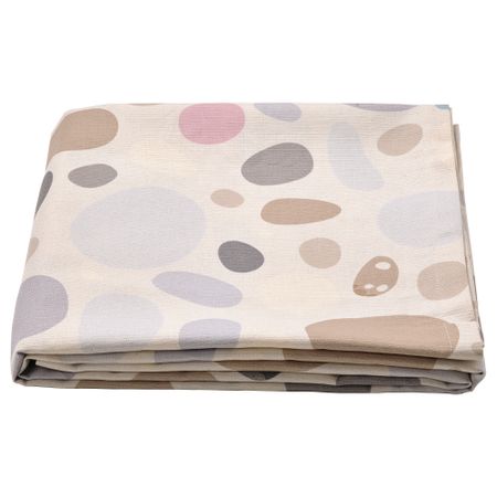 Скатерть, 145x145 см, с рисунком камни, разноцветный IKEA SOMMARFLOX 905.494.34