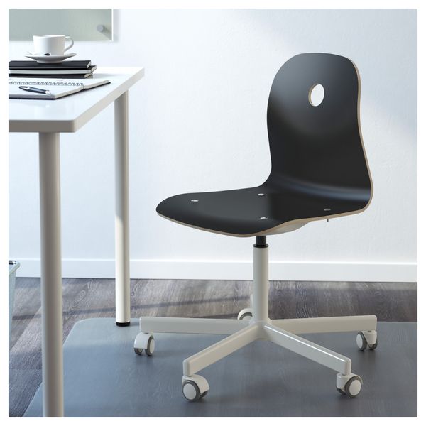 Рабочий стул ВОГСБЕРГ / СПОРРЕН, черный, белый - фото 2