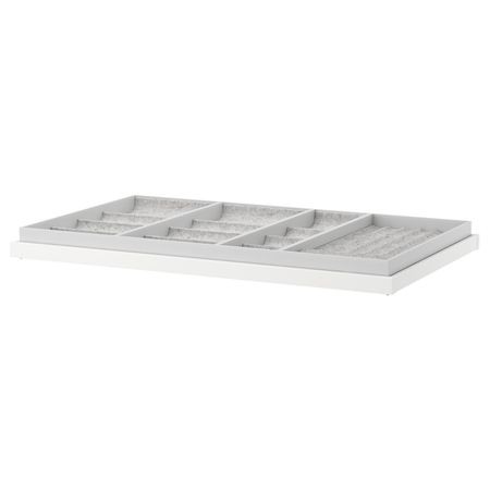Выдвижная полка+вставка, белый 100x58 см IKEA KOMPLEMENT КОМПЛИМЕНТ 992.493.65