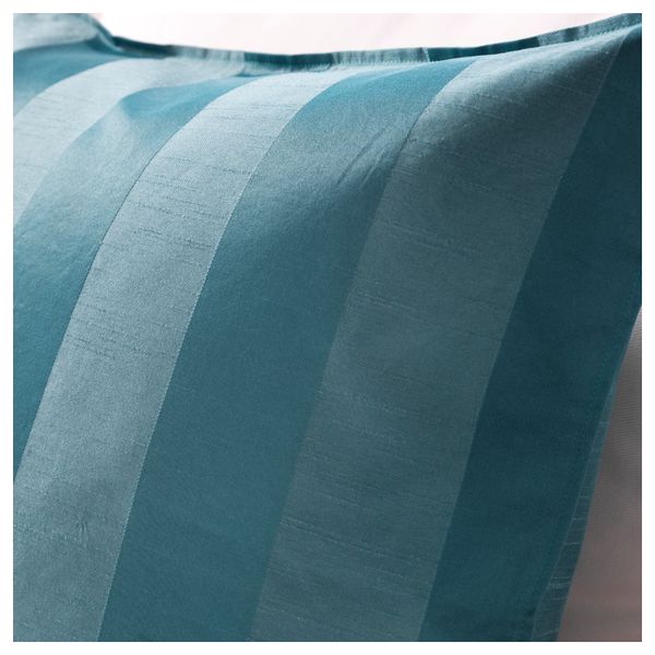 Чехол на подушку ХЕНРИКА, бирюзовый (50x50 см) - фото 3
