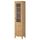 Шкаф с глухой, стеклянной дверцей ХЕМНЭС, светло-коричневый (49x197 см)