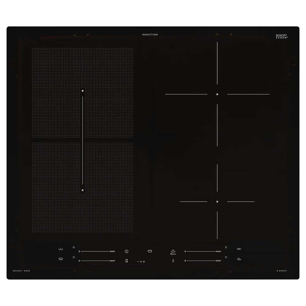 SMAKLIG Индукц варочн панель - IKEA 500 чёрный 59 см - фото 1
