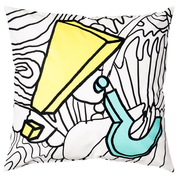 Чехол на подушку СПРИДД, различные орнаменты (65x65 см) - схема-чертеж с размерами