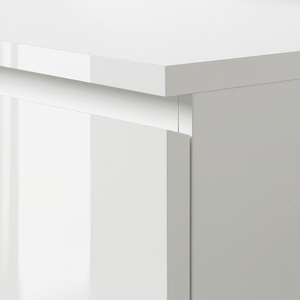 MALM Комод с 6 ящиками - глянцевый белый 80x123 см - фото 5