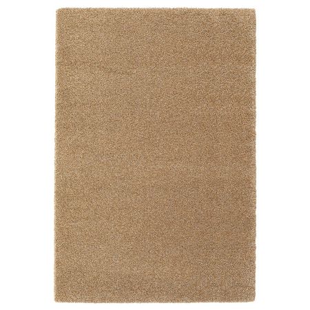 BREVBÄRARE Ковер, длинный ворс - насыщенный бежевый 160x230 см