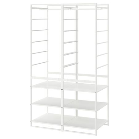 Гардероб, комбинация, белый 99x51x173 см IKEA JONAXEL ЙОНАКСЕЛЬ 692.976.59