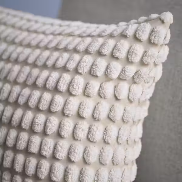 SVARTPOPPEL СВАРТПОППЕЛЬ Чехол на подушку - белый с оттенком 50x50 см - схема-чертеж с размерами