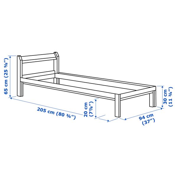 IKEA, дополнительный ракурс - схема-чертеж с размерами