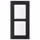 LERHYTTAN Стеклянная дверь - черная морилка 30x60 см