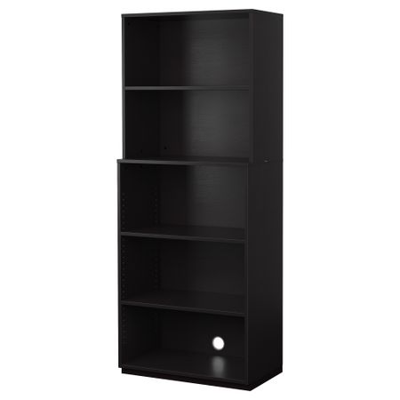 Открытая комбинация для хранения ГАЛАНТ, черно-коричневый черно-коричневый (80x200 см)