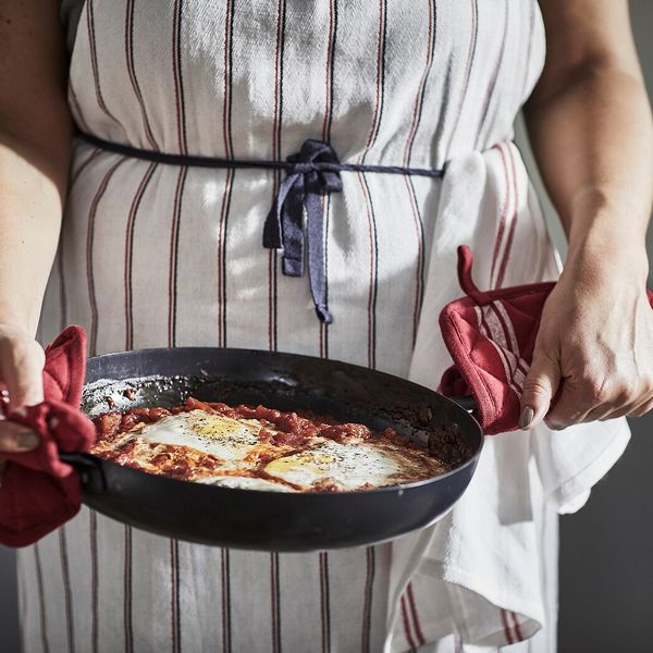 Прихватка, красный 19x19 см IKEA HILDEGUN ХИЛЬДЕГУН 504.840.57 - схема-чертеж с размерами